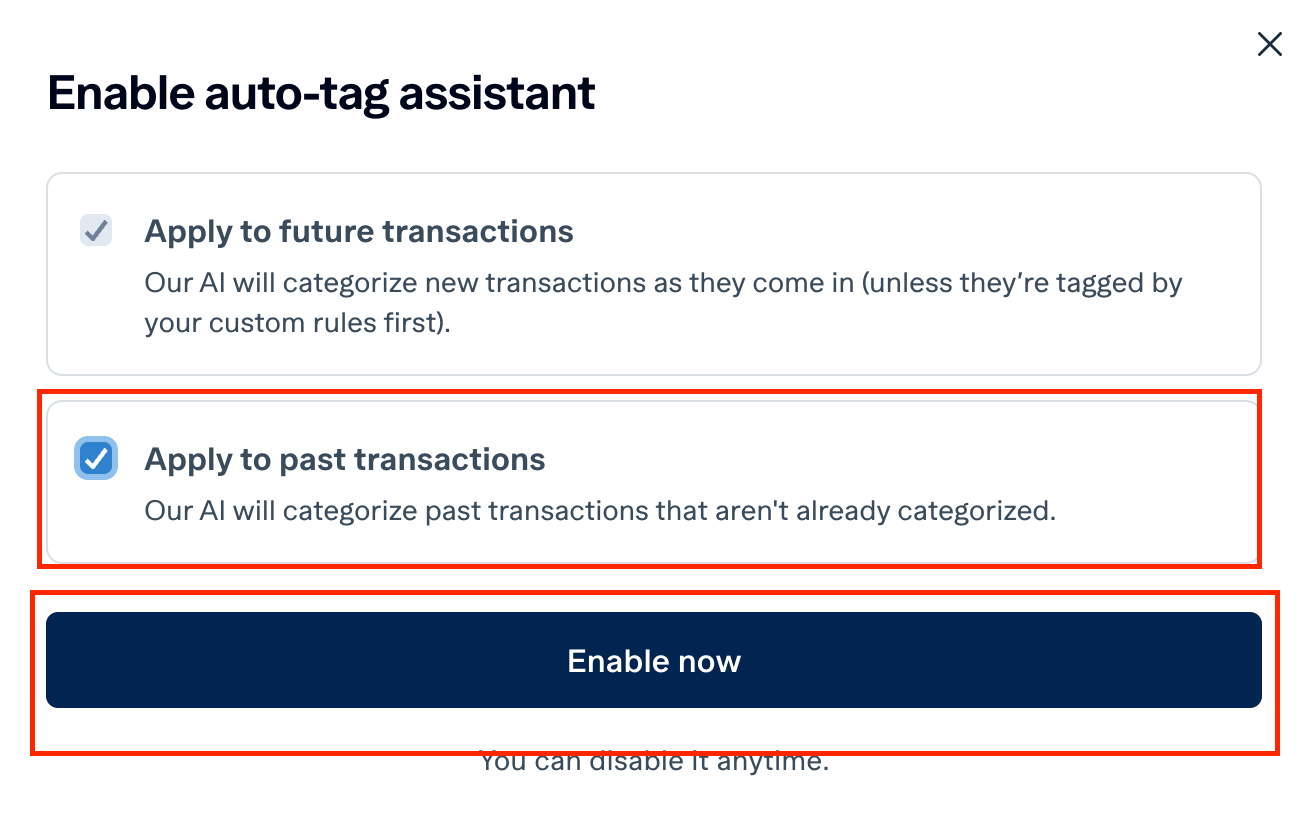 How does the auto-tag assistant work? – Help Center | Baselane